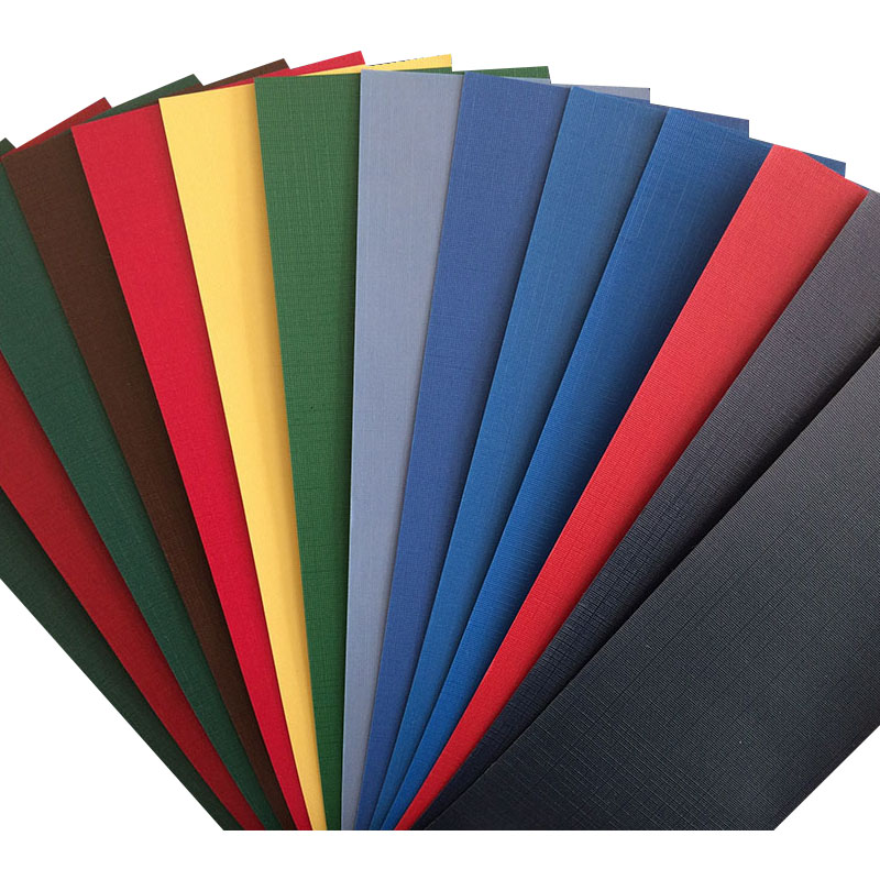 Laini Texture PVC Coated Paper for Book Binding Cover