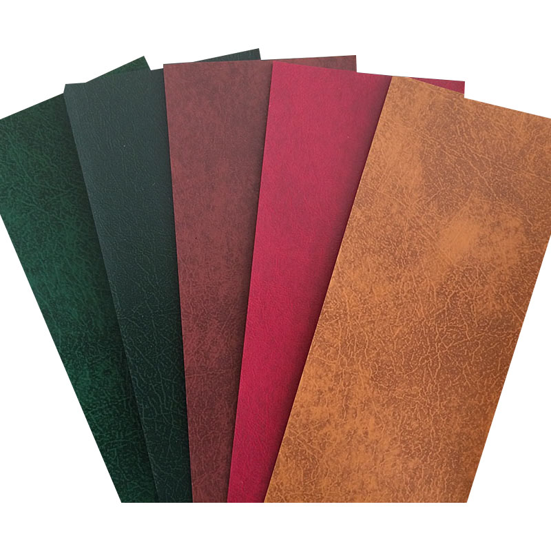 Double Leather Texture PVC Binding Paper for Library Book Cover